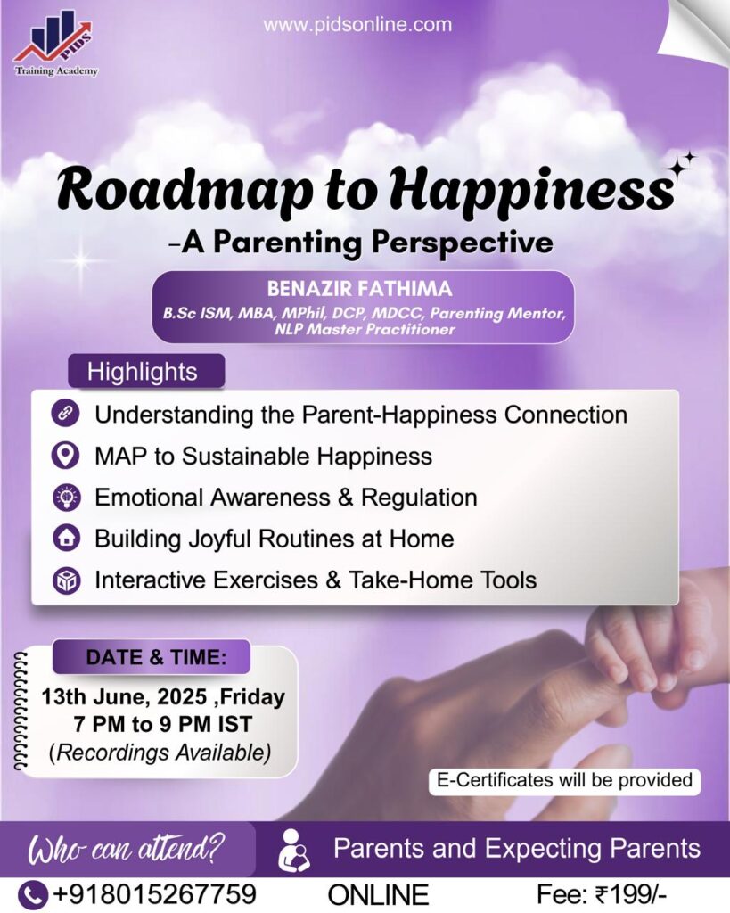 Roadmap to Happiness – A Parenting Perspective