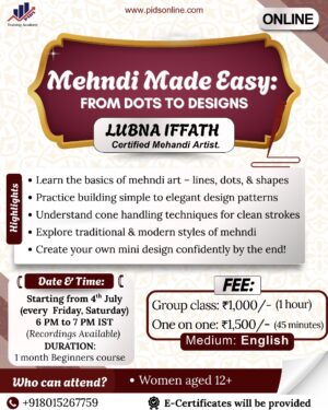 Mehndi Made Easy: FROM DOTS TO DESIGNS