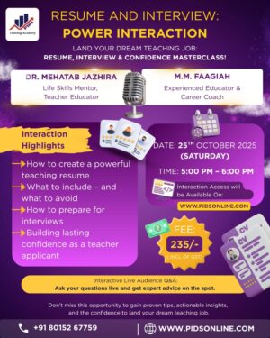 Resume and Interview: Power Interaction