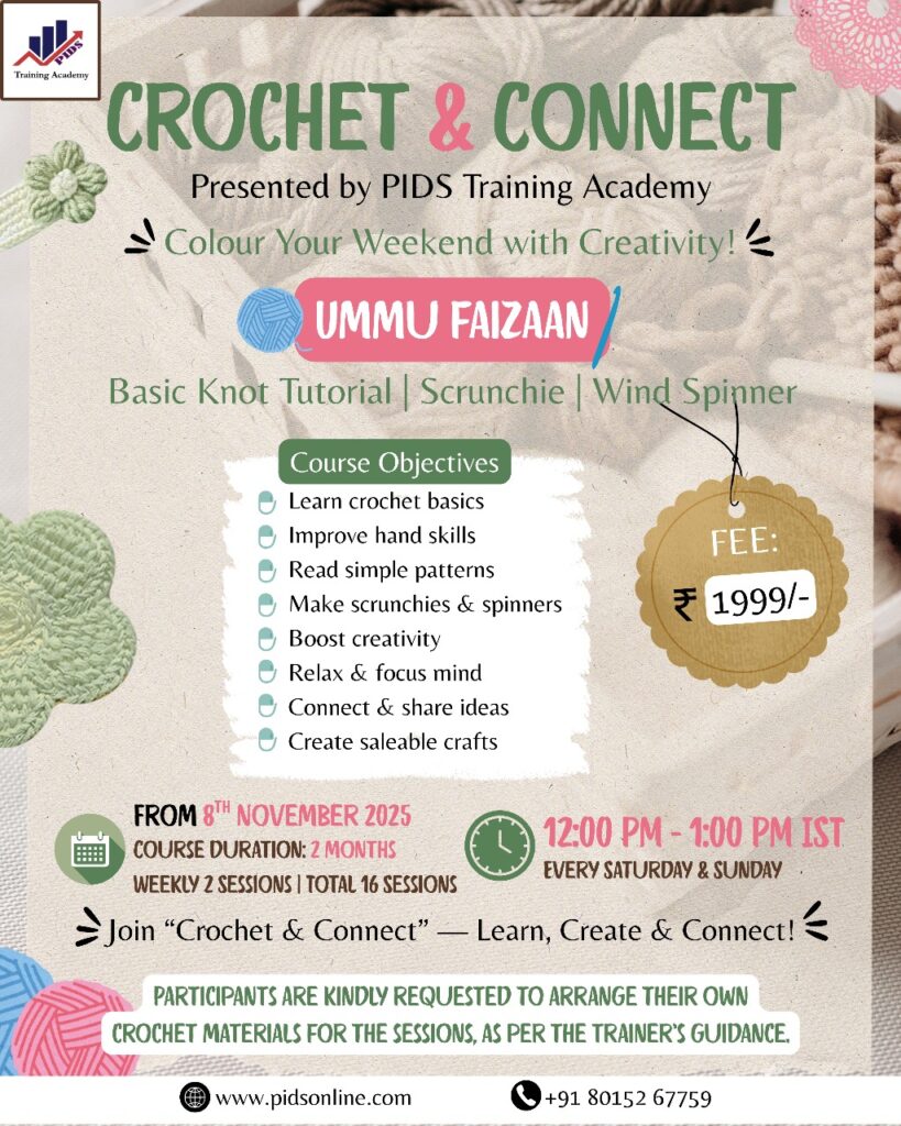 Crochet & Connect - Online Classes