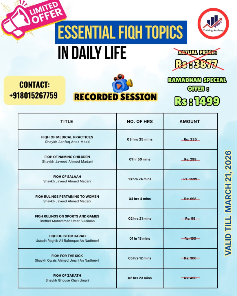 Essential Fiqh Topics in Daily Life